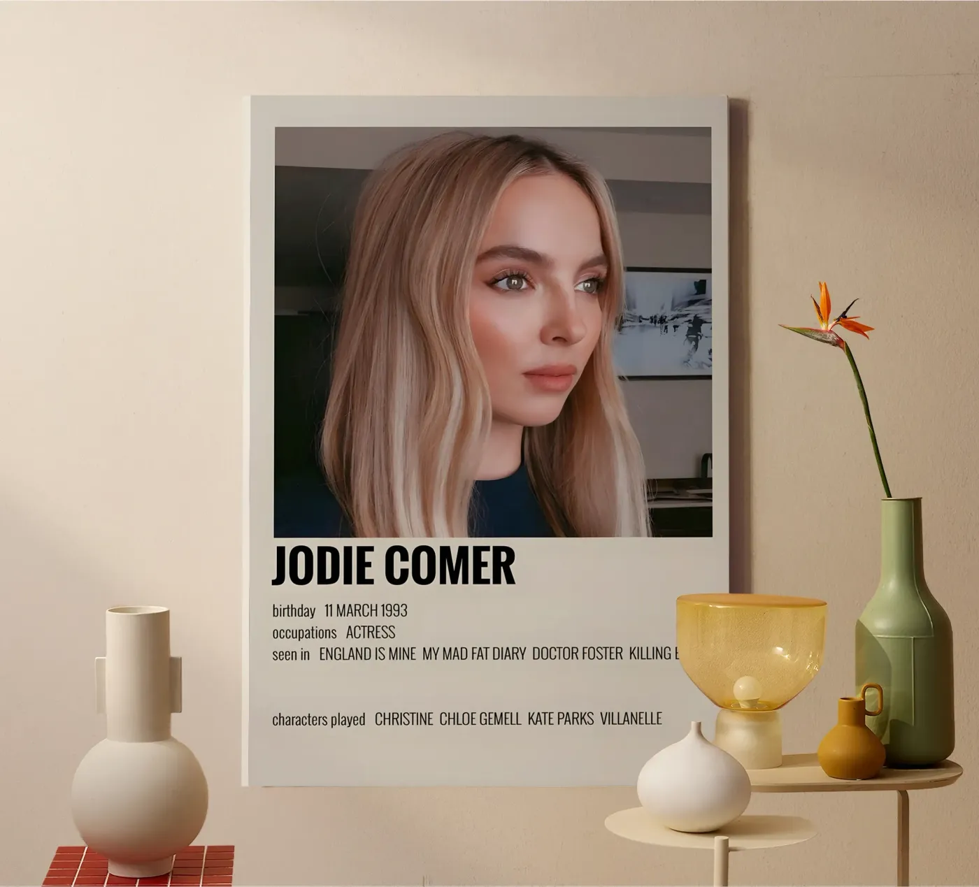 JODIE COMER tela da MVFminimalist