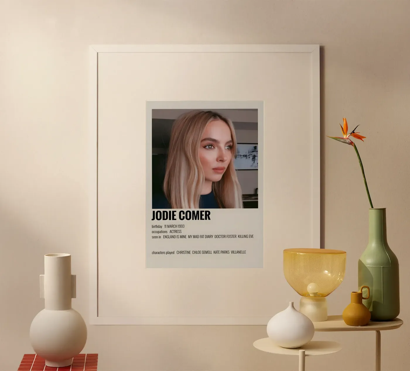 JODIE COMER poster da MVFminimalist