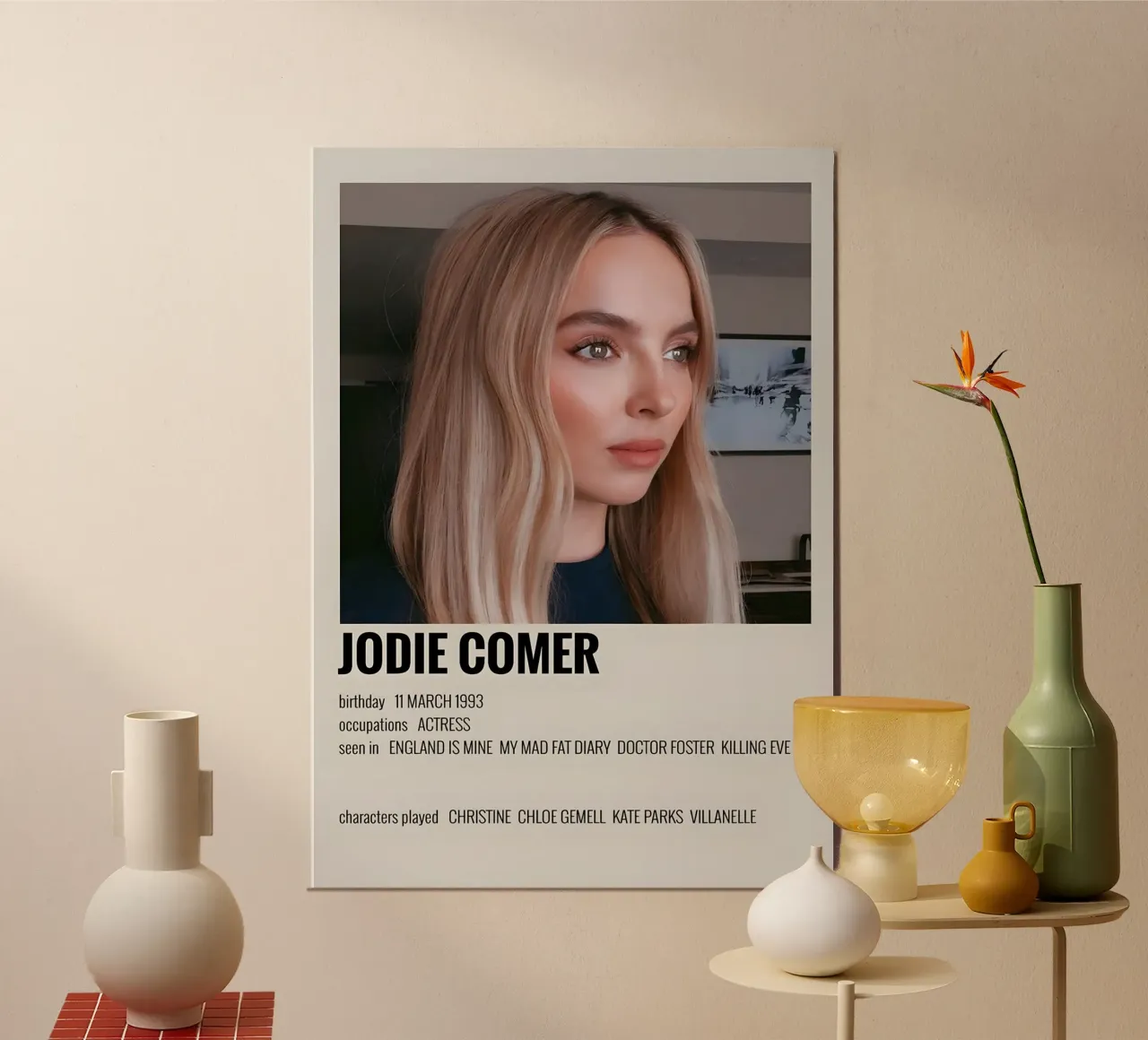 JODIE COMER poster da MVFminimalist