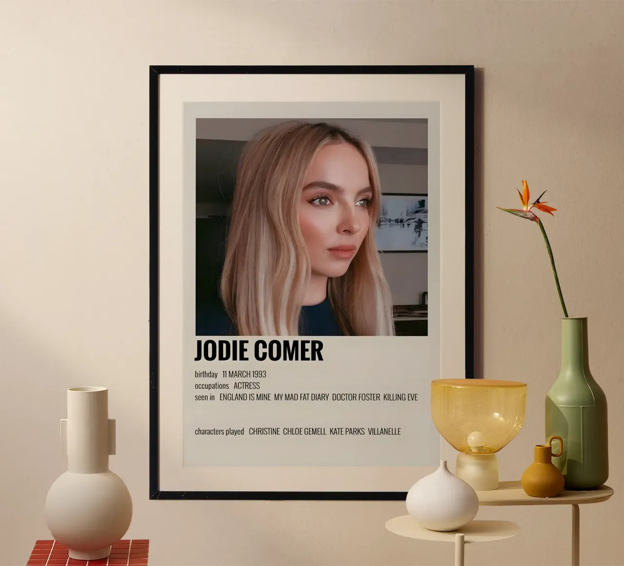 JODIE COMER poster da MVFminimalist