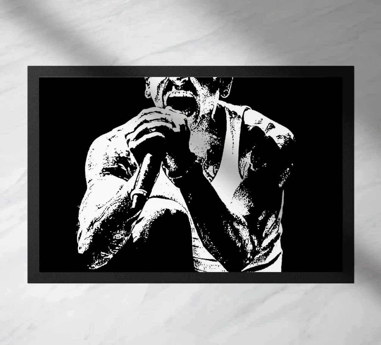 Bianco e nero chester bennington Arte zerbino da music soul