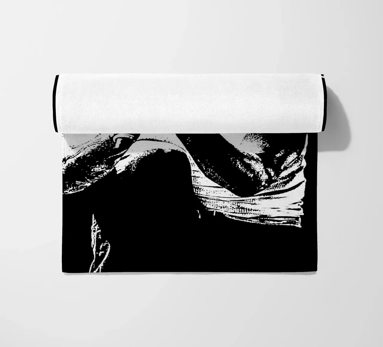 Bianco e nero chester bennington Arte telo mare da music soul