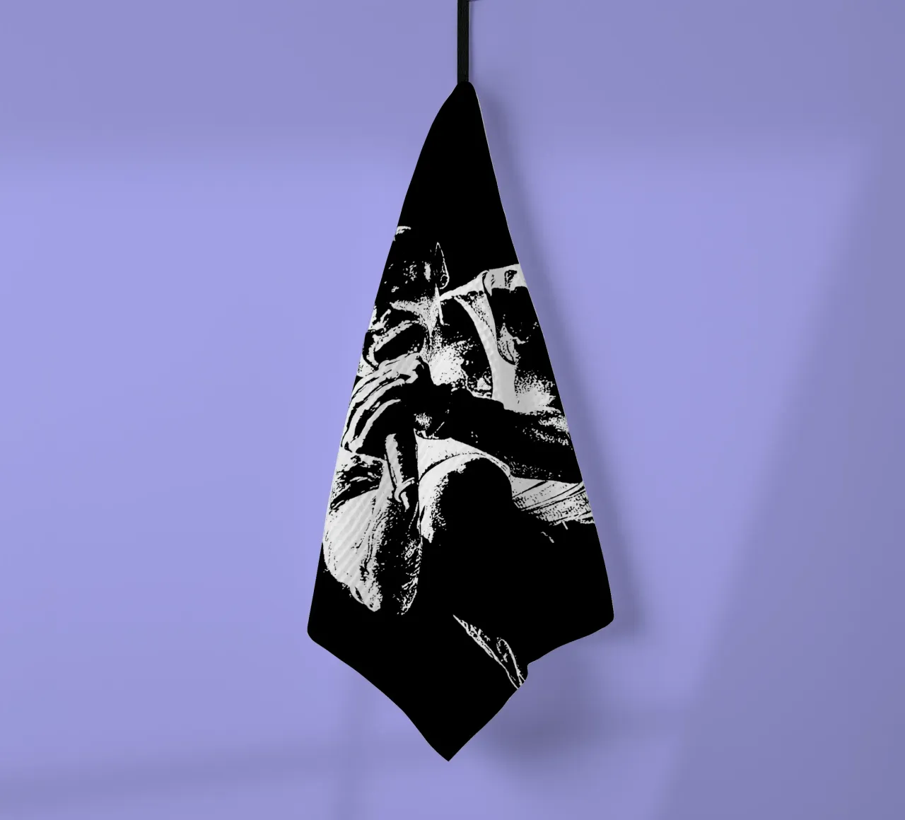 Bianco e nero chester bennington Arte canovaccio da cucina da music soul