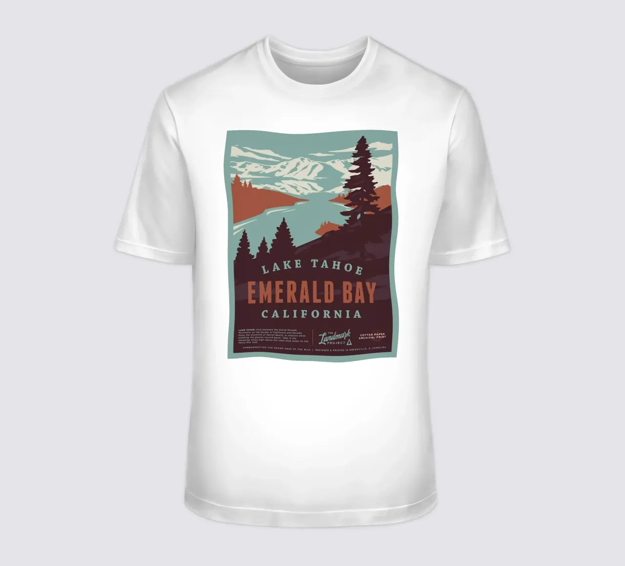 Lake Tahoe Emerald Bay t-shirt by williamsshop