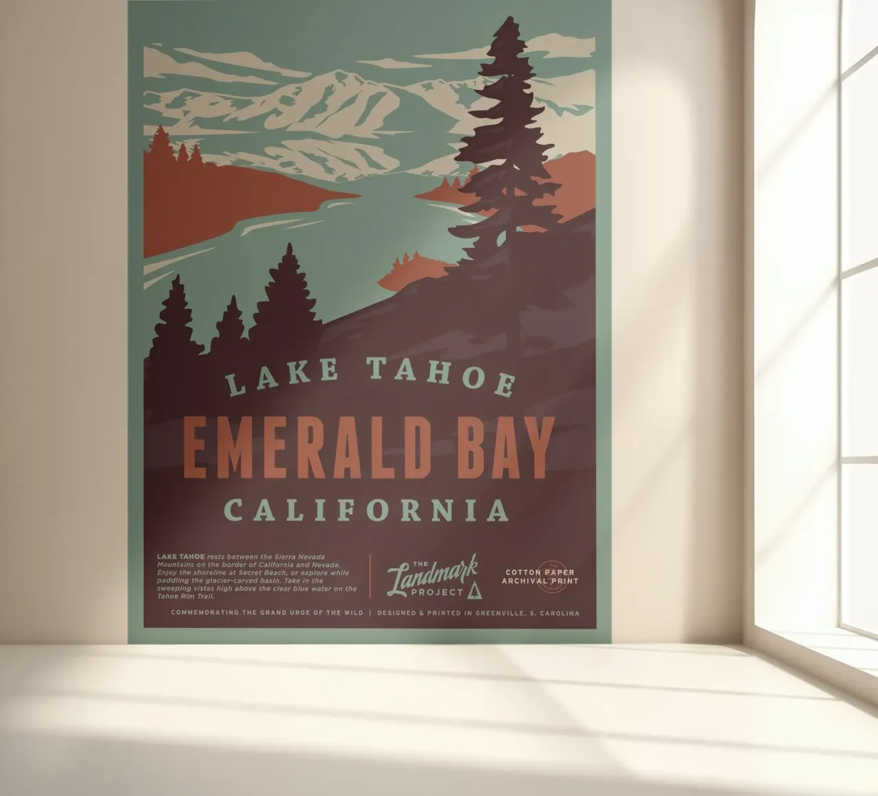 Lake Tahoe Emerald Bay photo wallpaper by williamsshop