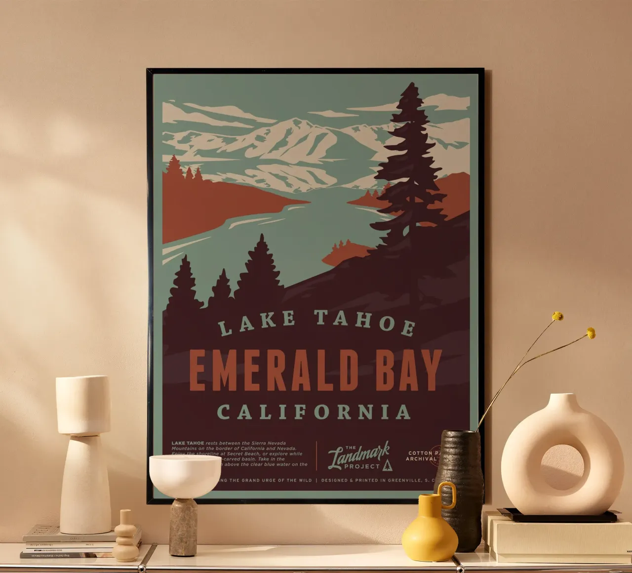 Tahoe See Emerald Bay Hahnemühle von williamsshop