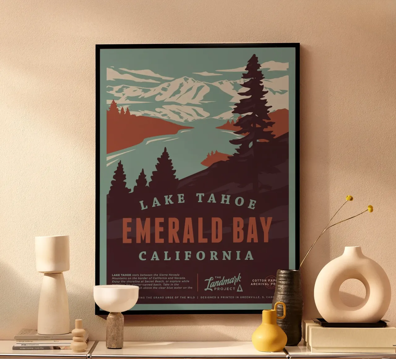 Tahoe See Emerald Bay Hahnemühle von williamsshop