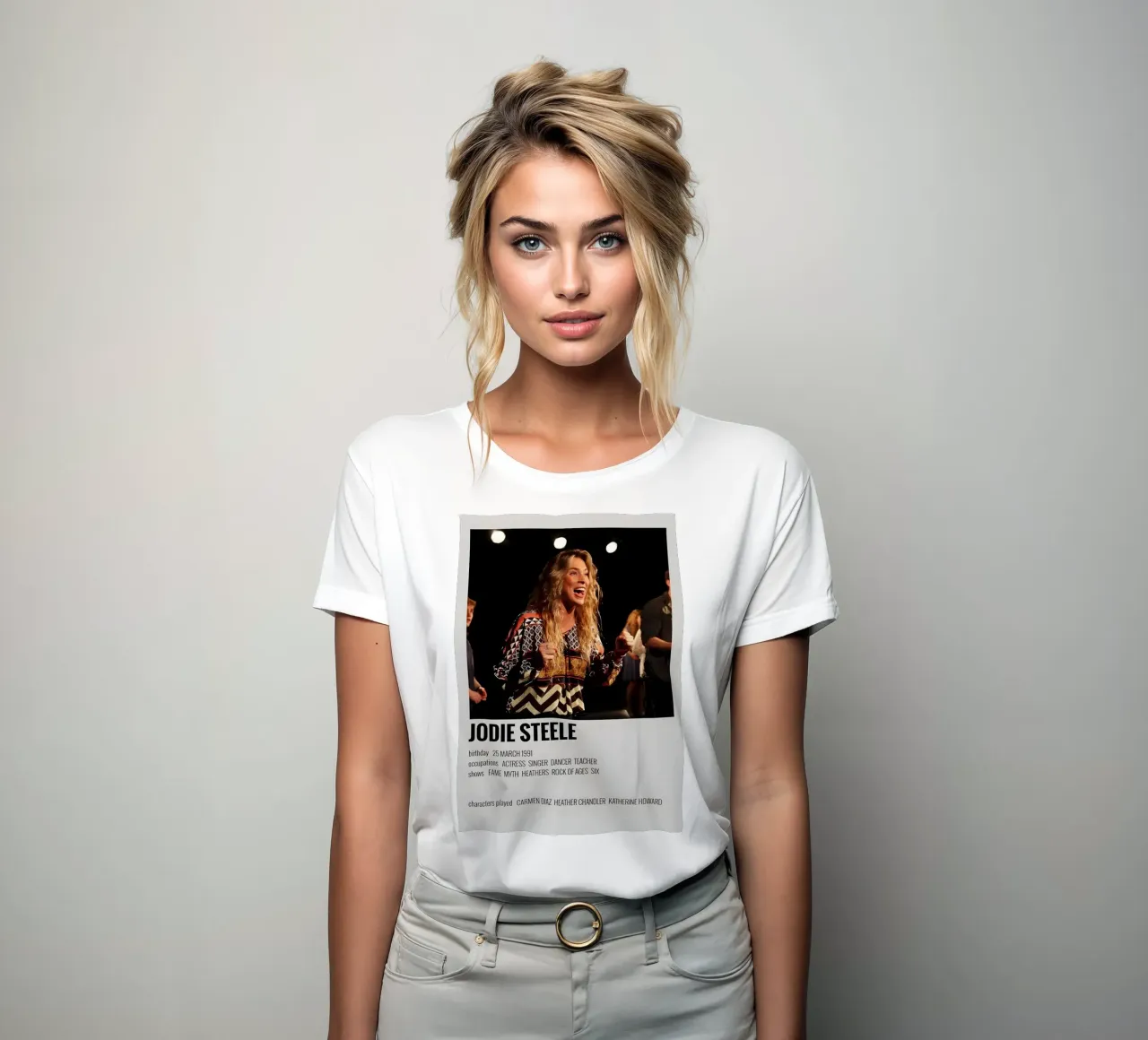 JODIE STEELE women's fitted t-shirt by MVFminimalist