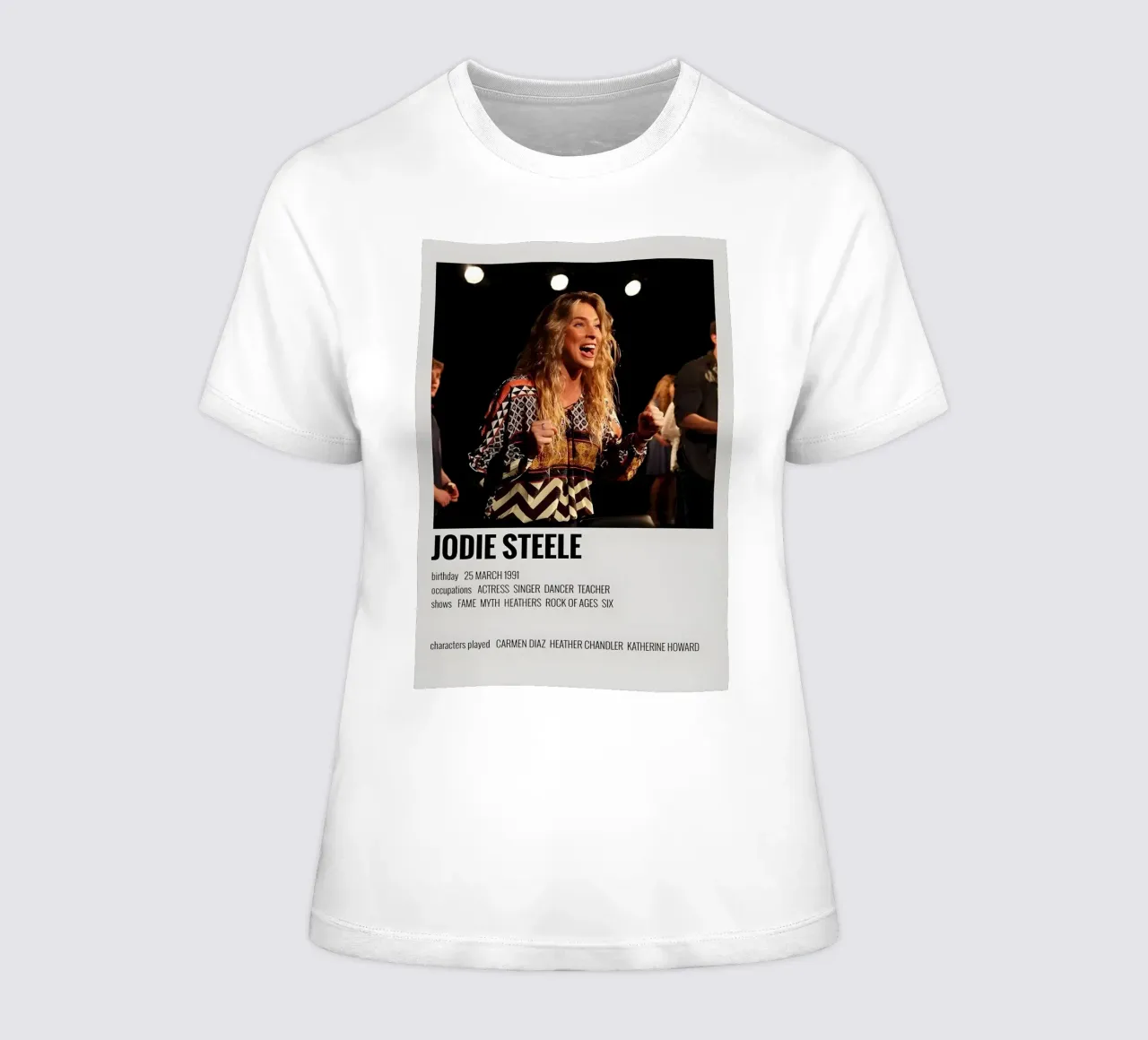JODIE STEELE women's fitted t-shirt by MVFminimalist