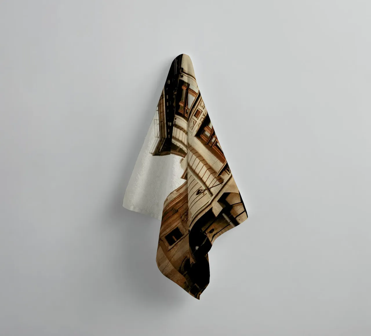 Analog Series The Corner asciugamano da bagno da Sebastian Hilgetag