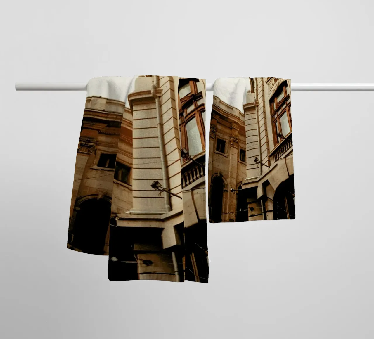 Analog Series The Corner towel by Sebastian Hilgetag