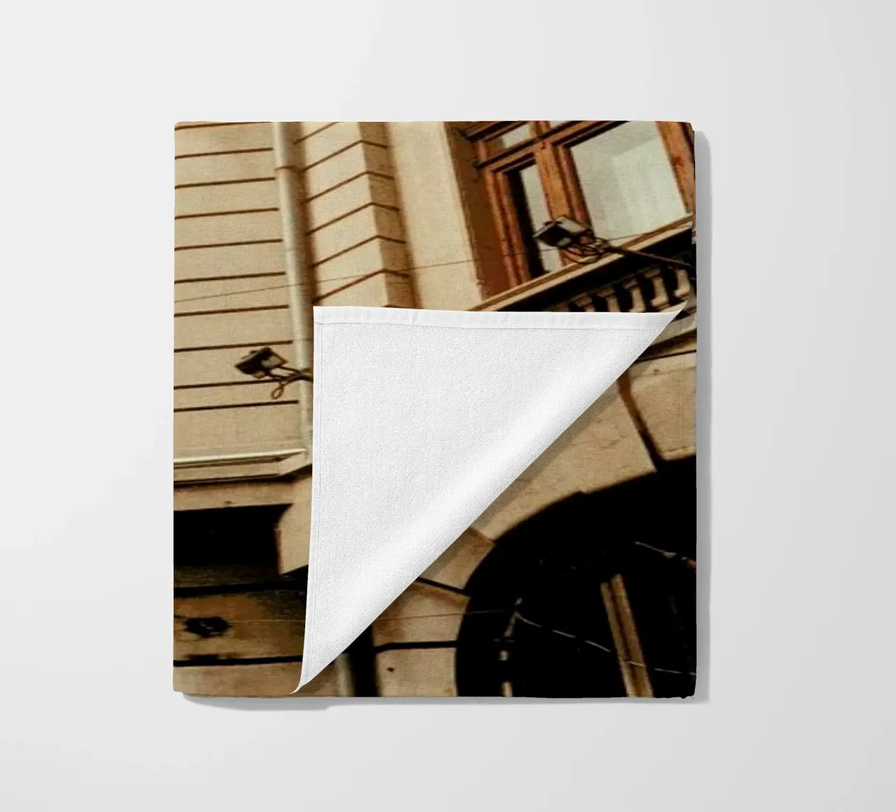 Analog Series The Corner beach towel by Sebastian Hilgetag