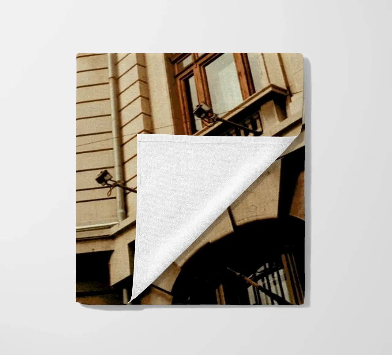 Analog Series The Corner beach towel by Sebastian Hilgetag