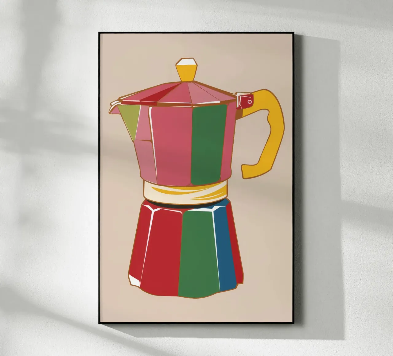 Chromatic Coffee Icon acrylic glass by Peak Delusion