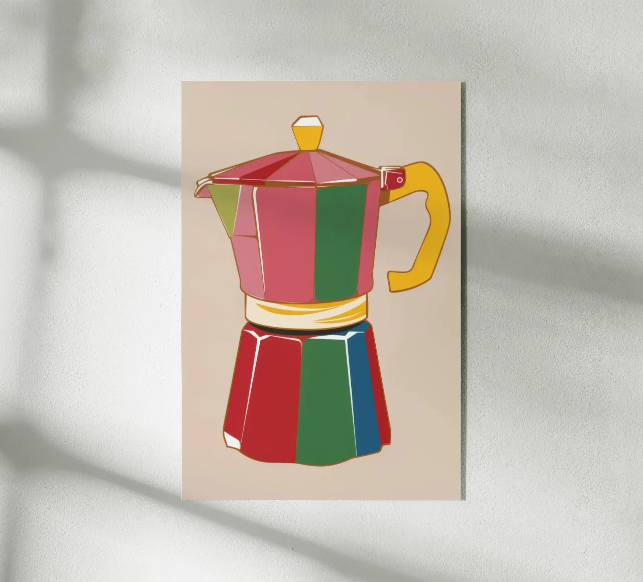 Chromatic Coffee Icon acrylic glass by Peak Delusion