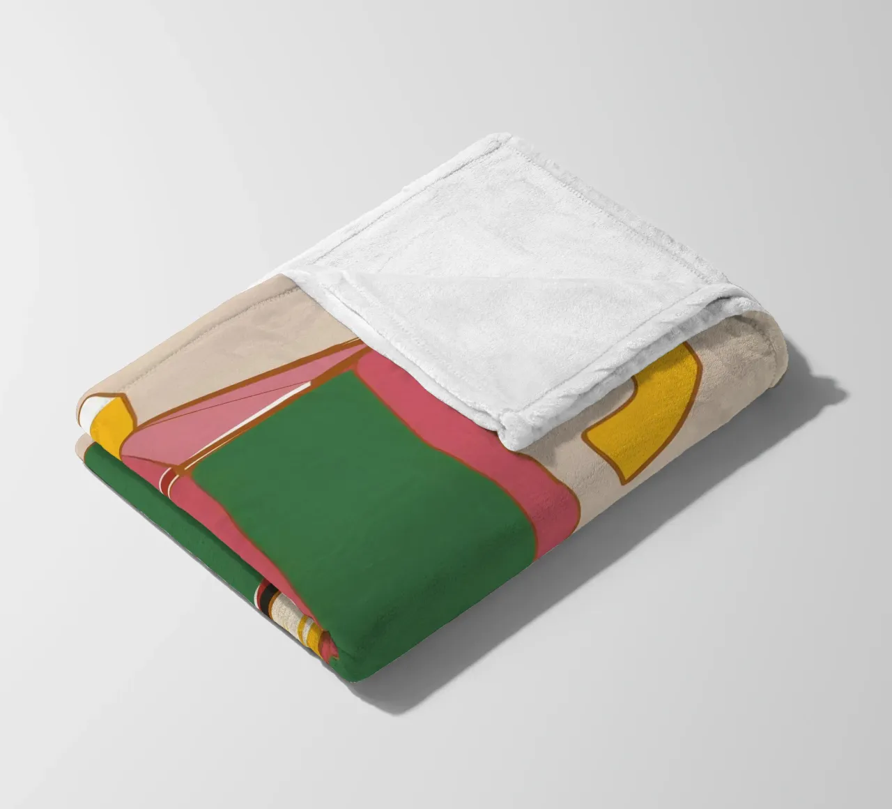 Chromatic Coffee Icon fleece blanket by Peak Delusion