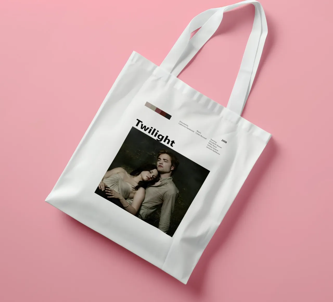 Crepuscolo borsa in juta da The Movie Wall