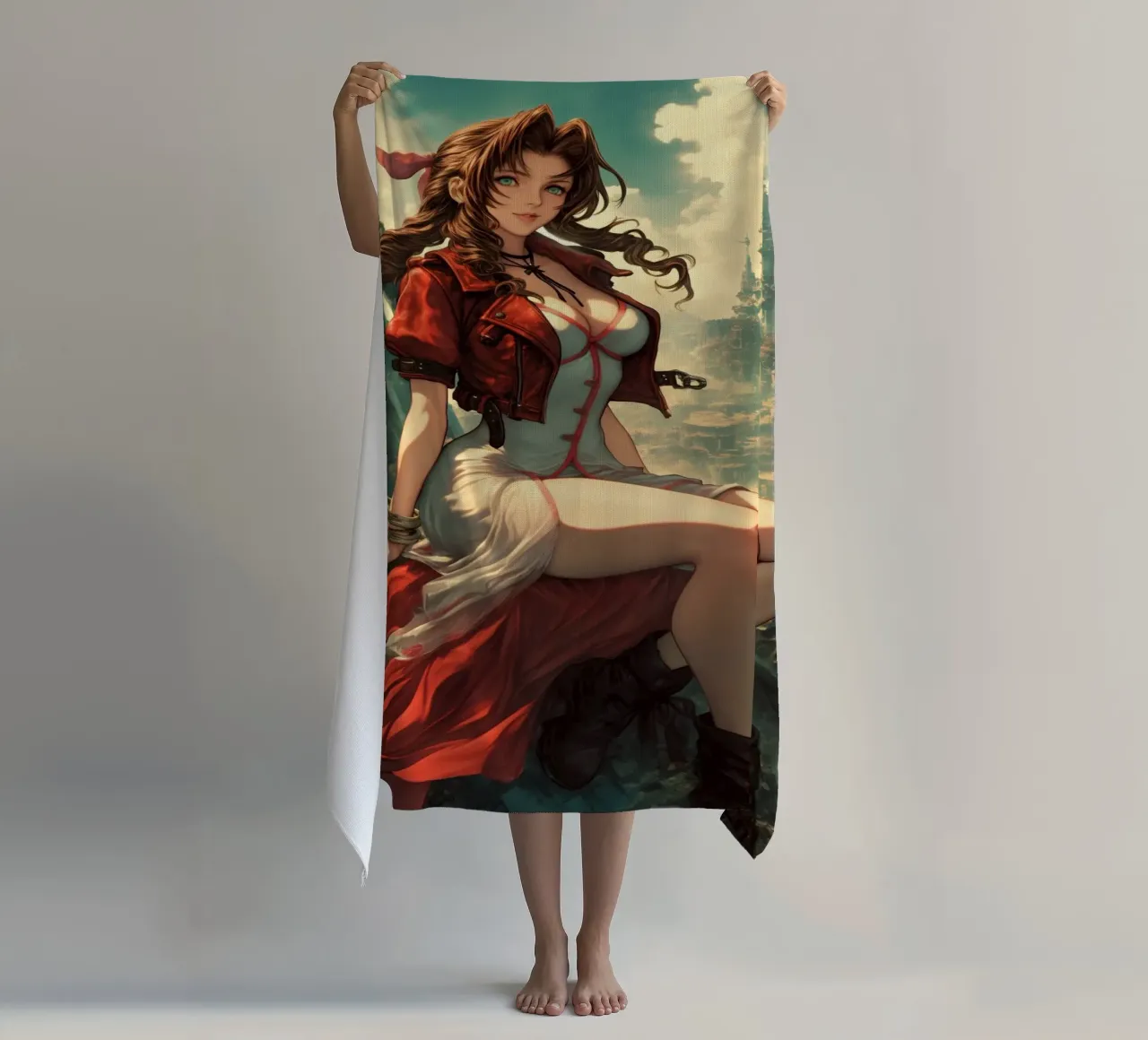 Aerith Gainsborough Final Fantasy VII telo mare da Fleur de Lys
