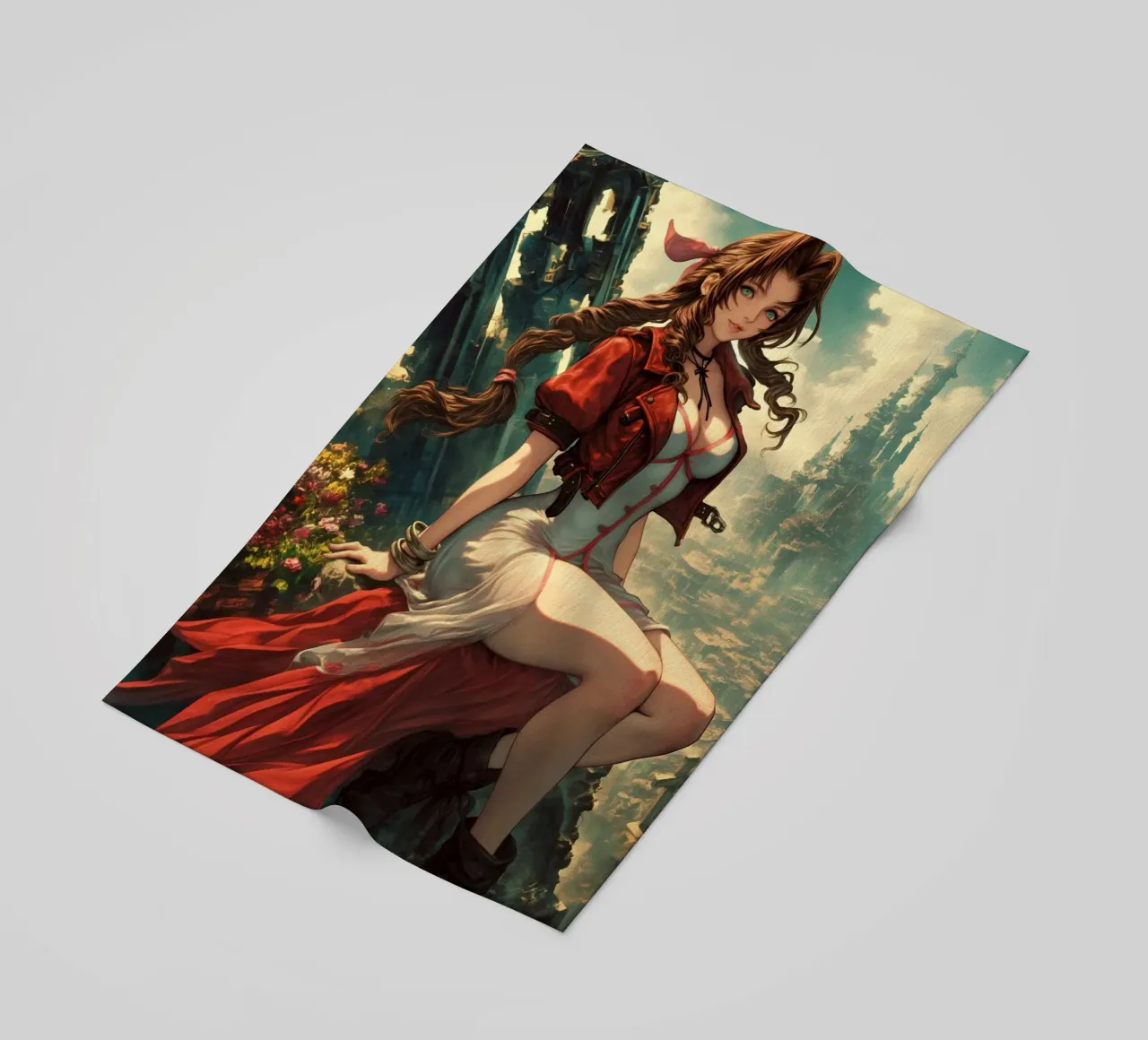 Aerith Gainsborough Final Fantasy VII telo mare da Fleur de Lys