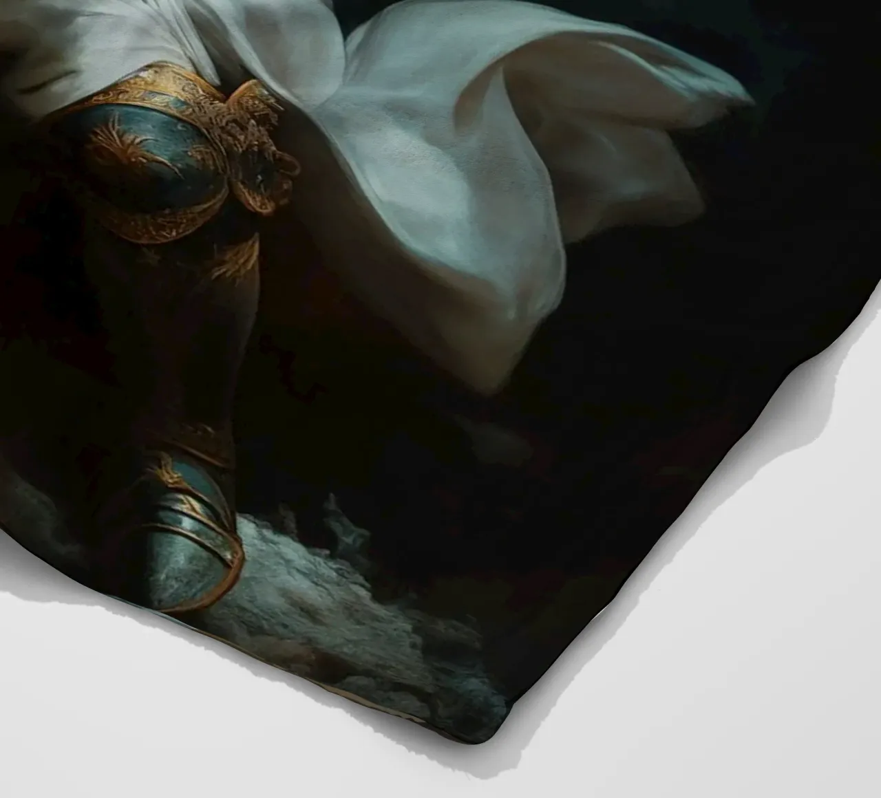 Angelo contro Drago coperta in pile da Fleur de Lys
