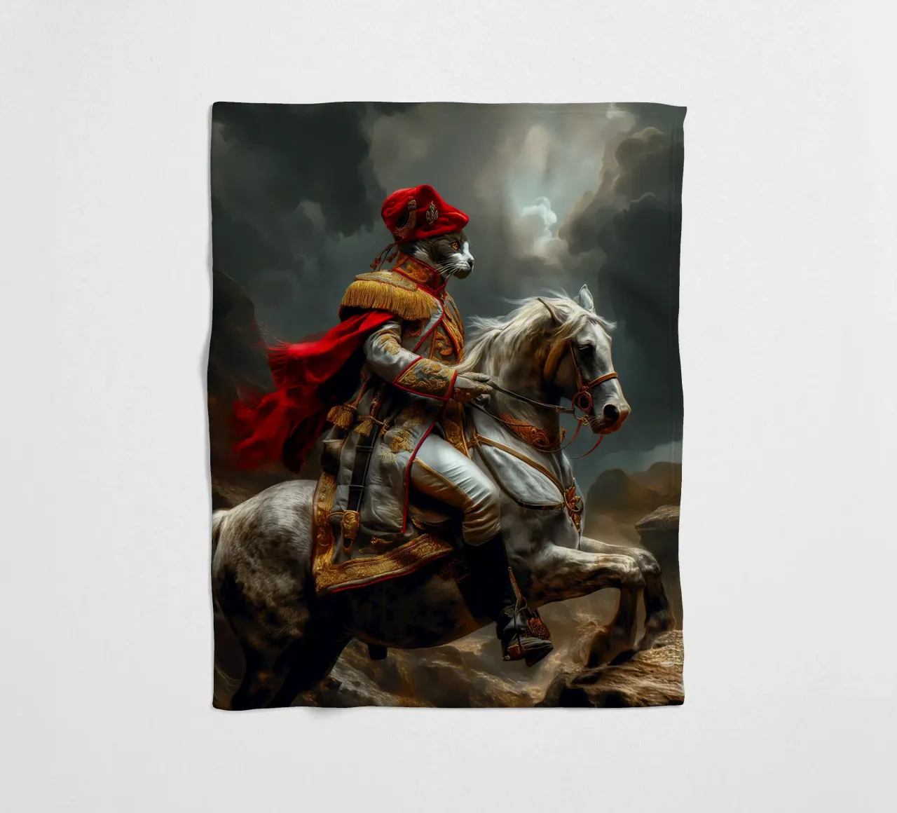 Napoleon Cat coperta in pile da Fleur de Lys