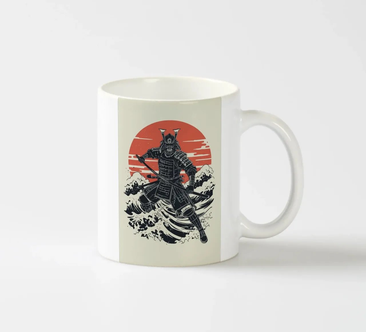samurai tazza in ceramica da van hellen