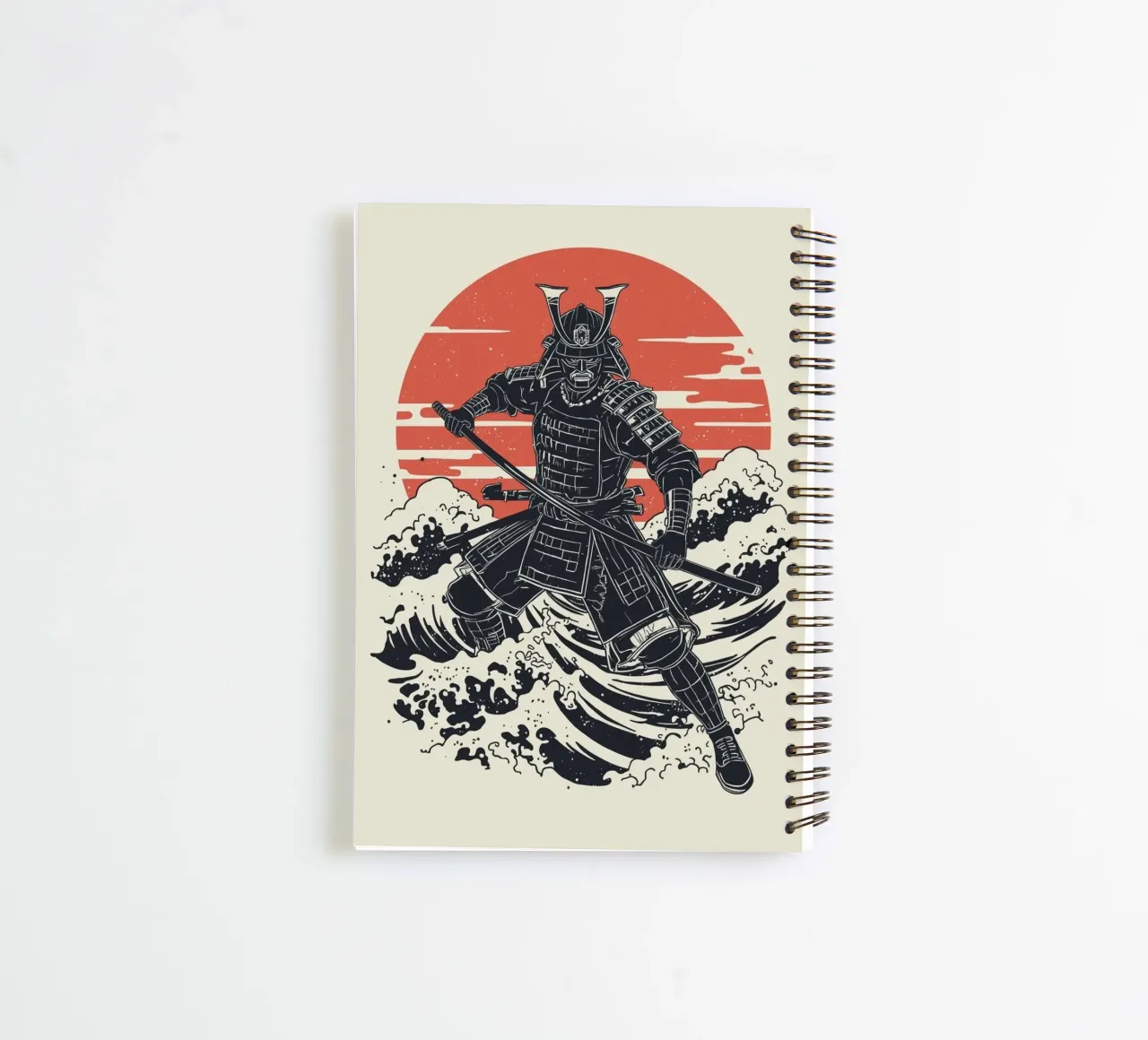 samurai spiral notebook by van hellen