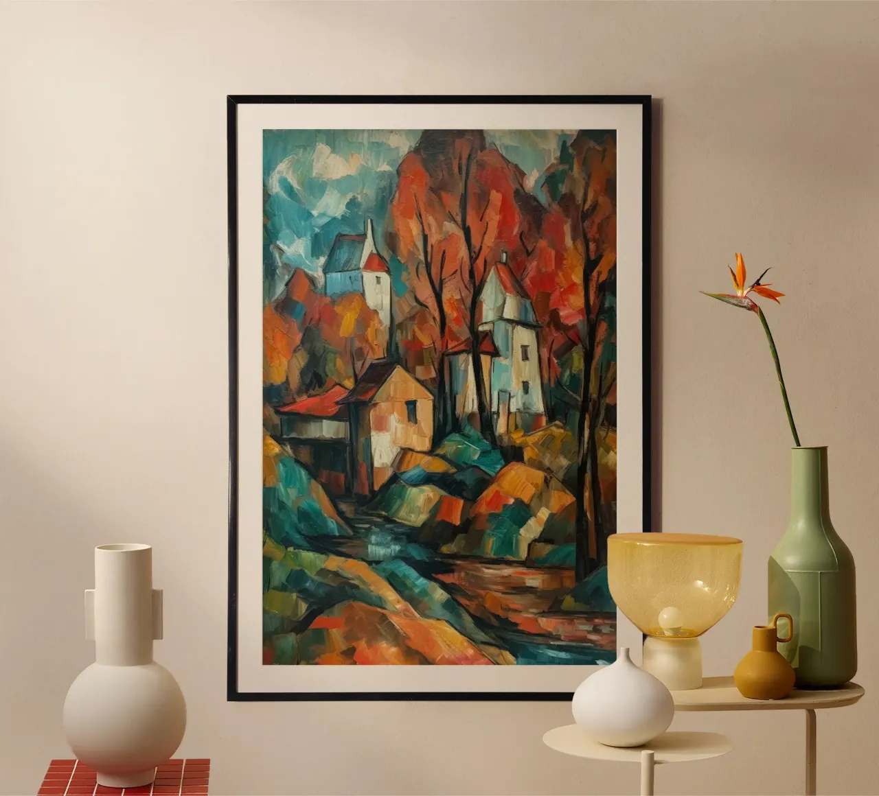 Arte da parete di Imagine poster con telaio in legno da Imagine