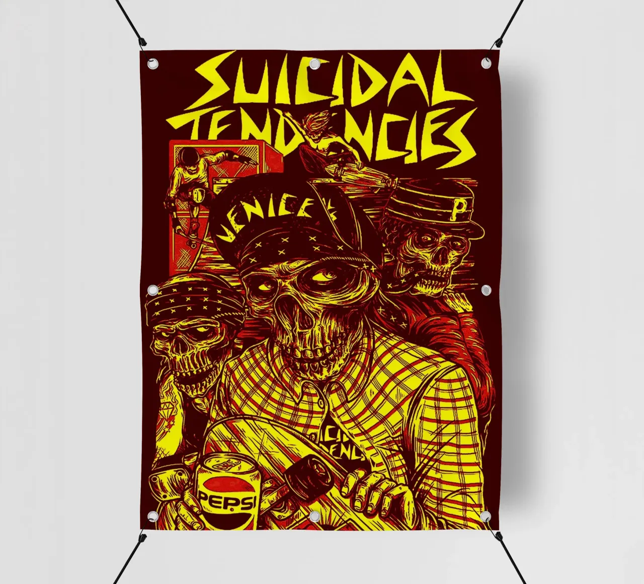Art du groupe Suicidal Tendencies bâche pvc de vanhesling