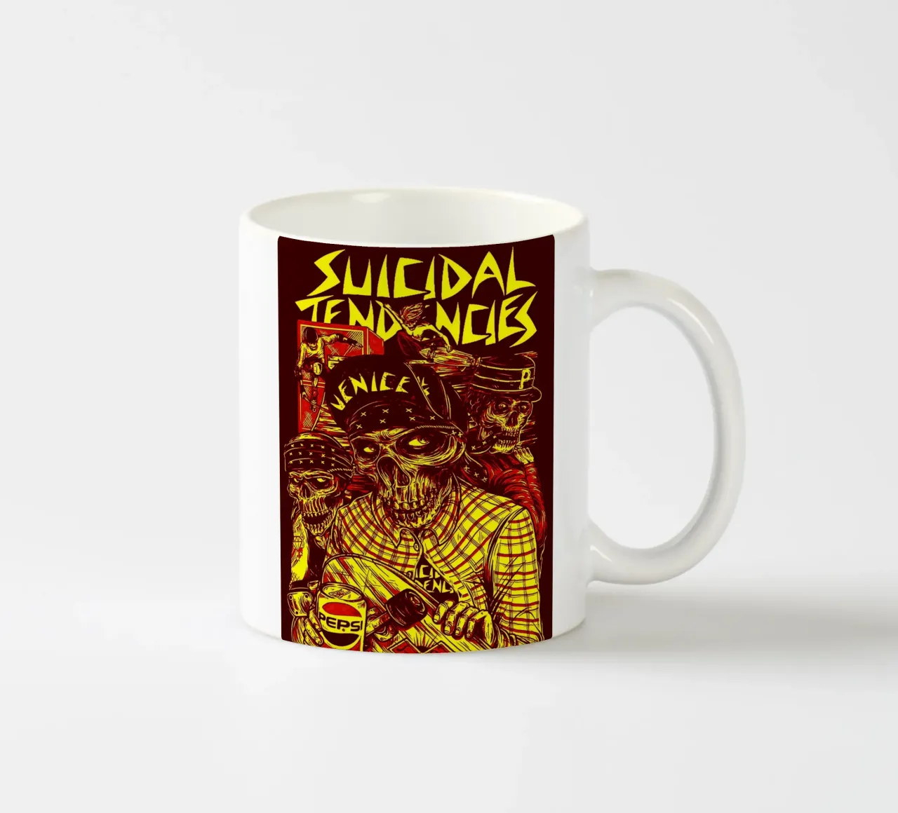 Art du groupe Suicidal Tendencies mug en céramique de vanhesling