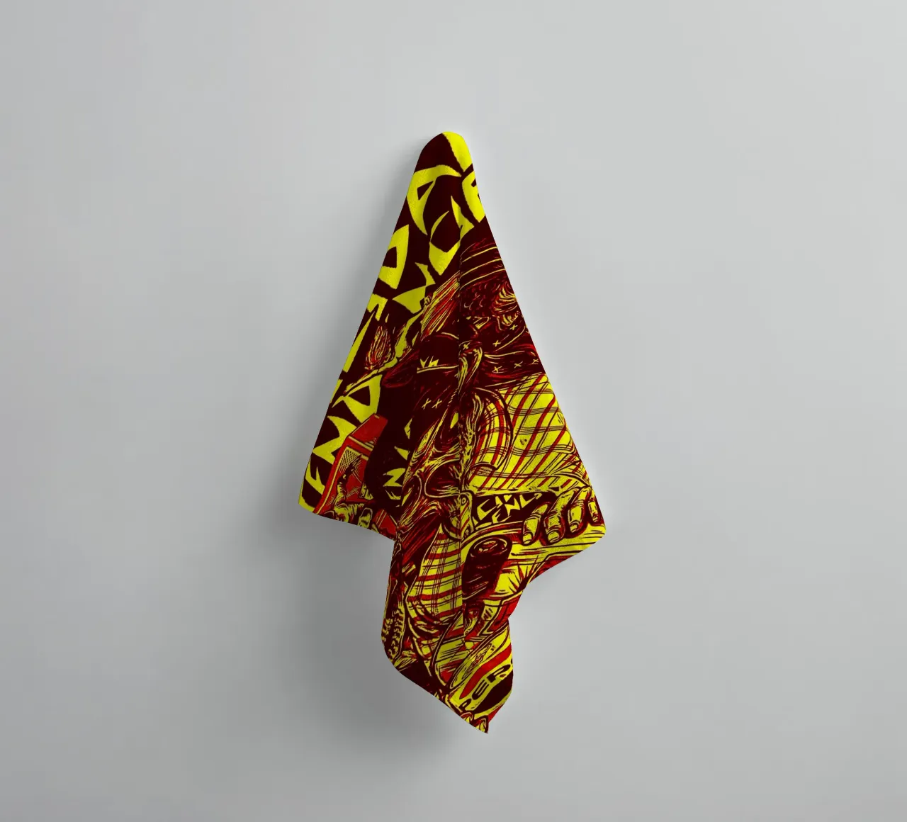 Art du groupe Suicidal Tendencies serviette de bain de vanhesling