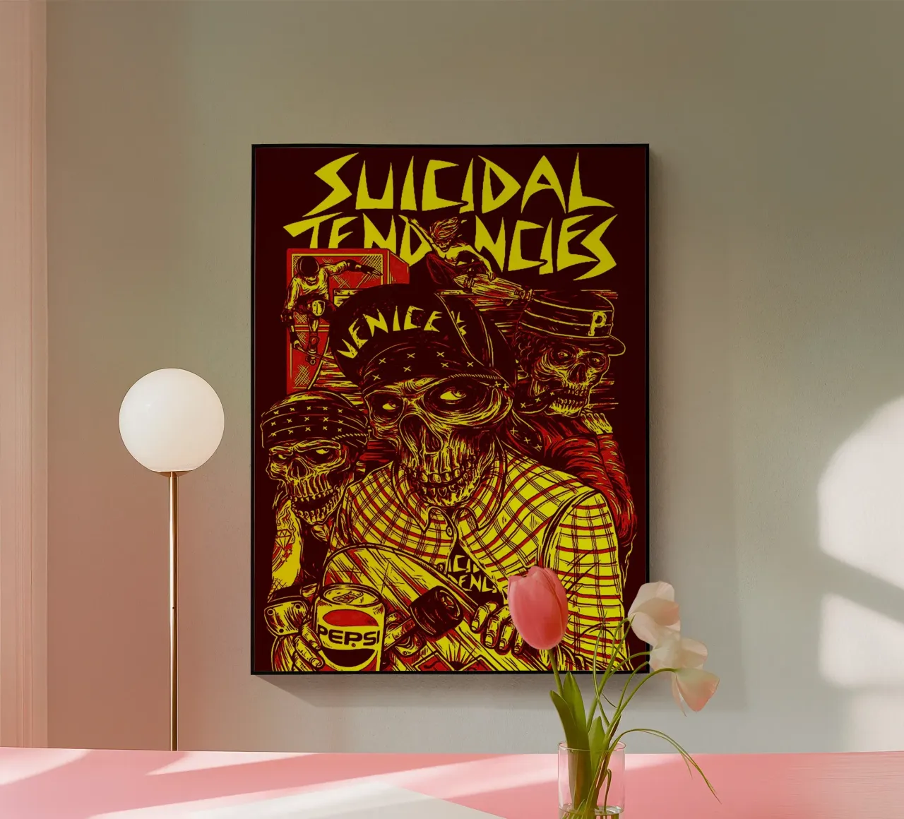 Art du groupe Suicidal Tendencies plexiglas de vanhesling