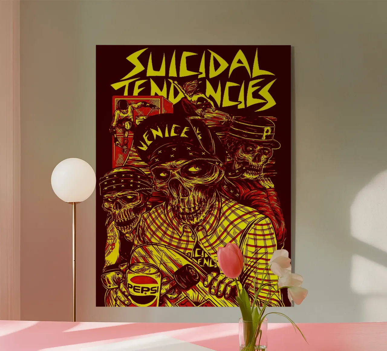 Art du groupe Suicidal Tendencies plexiglas de vanhesling