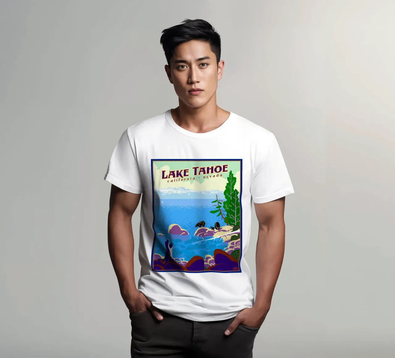 Lago Tahoe t-shirt da williamsshop
