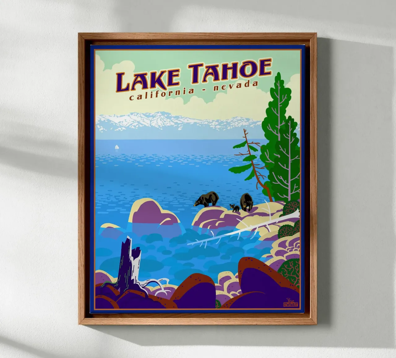 Lac Tahoe toile de williamsshop