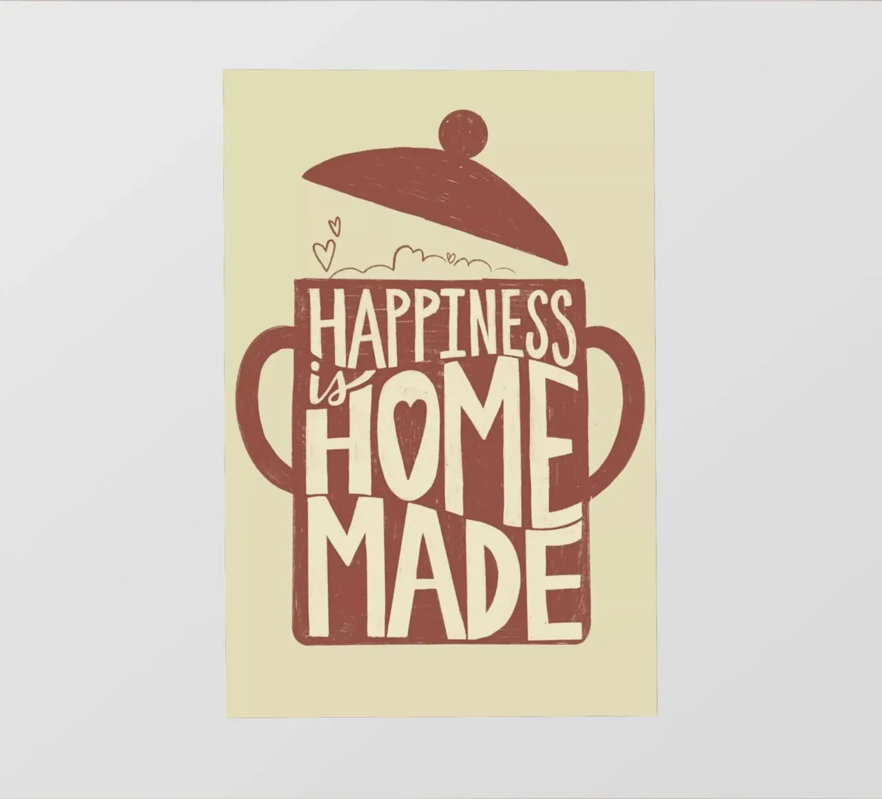 Happiness Is Homemade pvc cover by Studio One