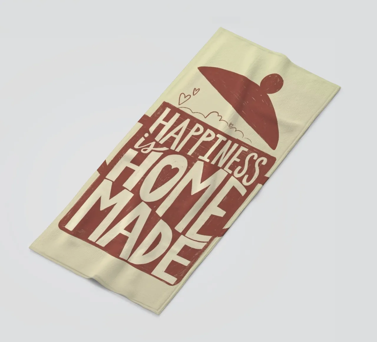 Happiness Is Homemade beach towel by Studio One