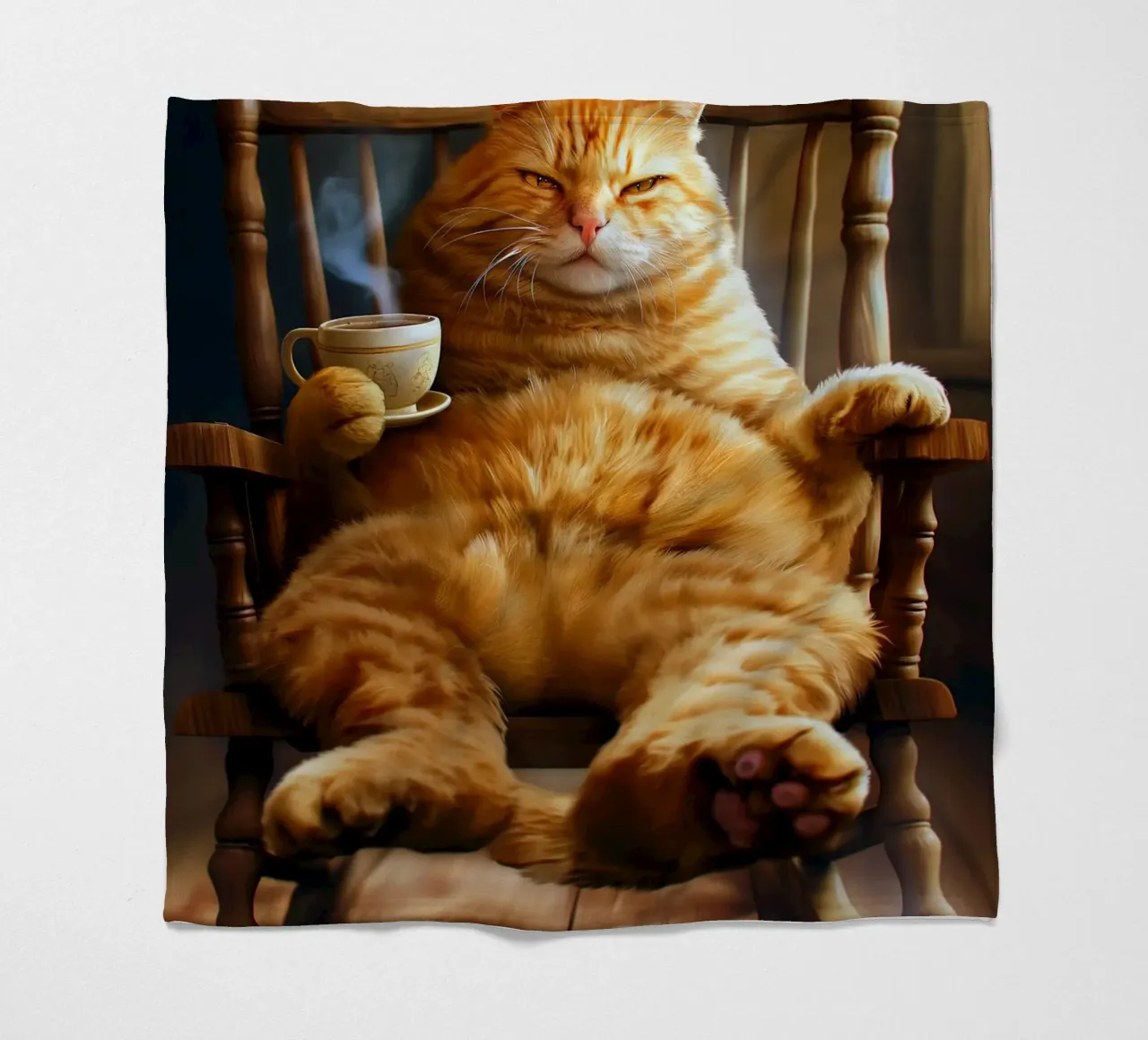 Gatto freddo coperta in pile da Fleur de Lys