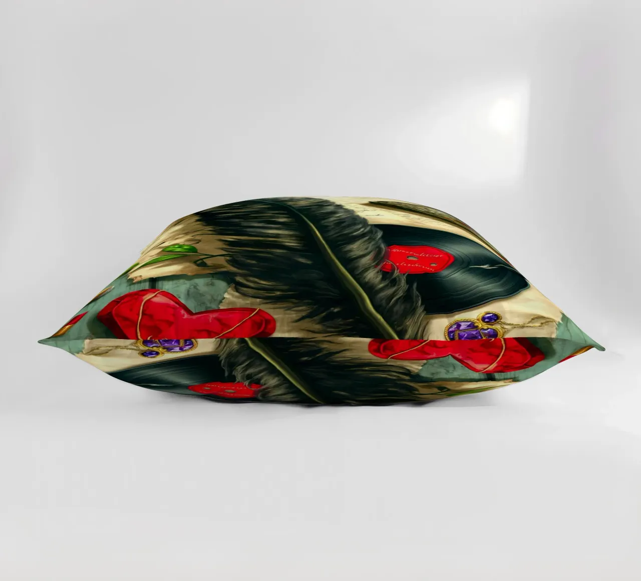 Romanticismo vintage e nostalgico cuscino da Fleur de Lys