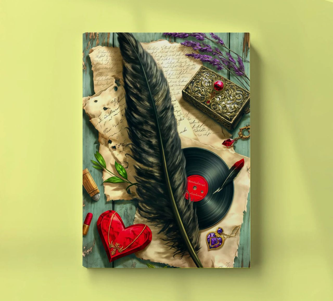 Vintage Nostalgic Romance notebook by Fleur de Lys