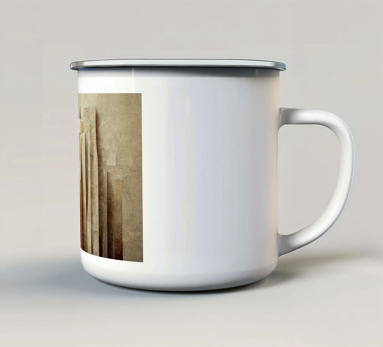 Arte da parete di Imagine tazza in smalto da Imagine