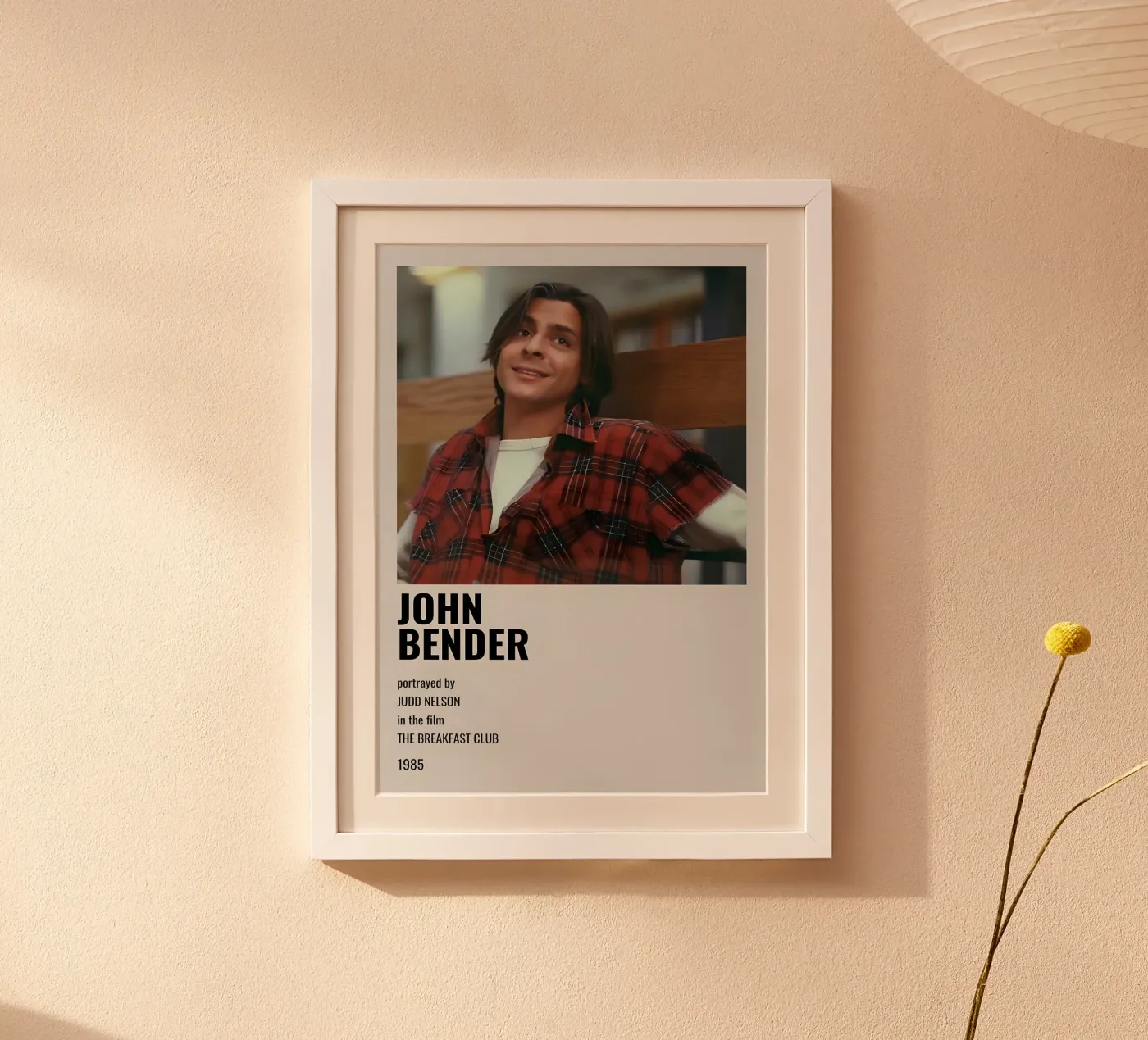 JOHN BENDER poster van MVFminimalist