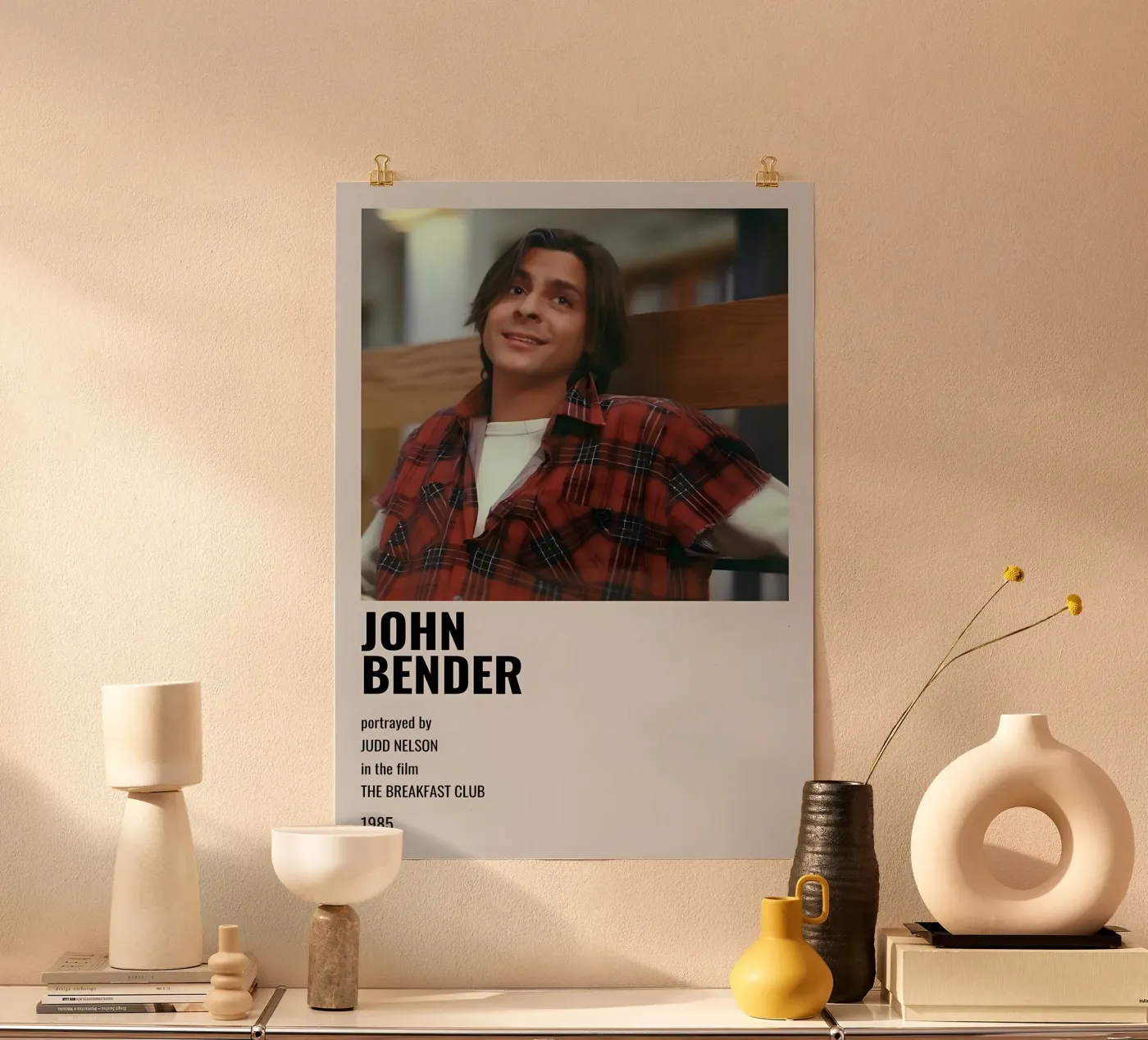 JOHN BENDER poster van MVFminimalist