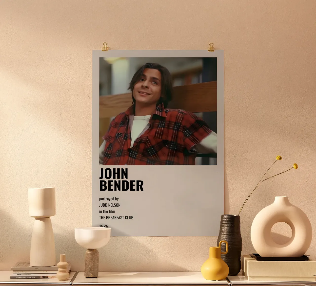 JOHN BENDER poster da MVFminimalist