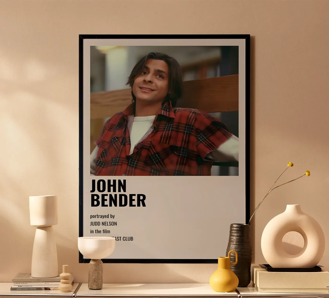 JOHN BENDER poster van MVFminimalist