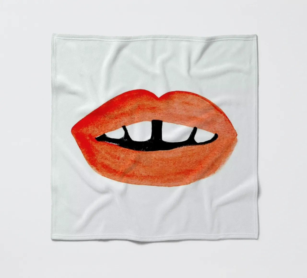 Quirky Smile coperta in pile da Ekaterina Koroleva