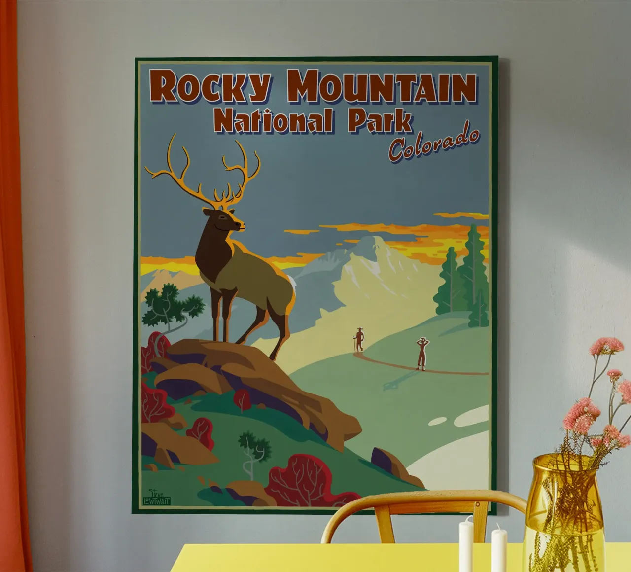Parc national des Rocheuses toile avec Caisse américaine de williamsshop