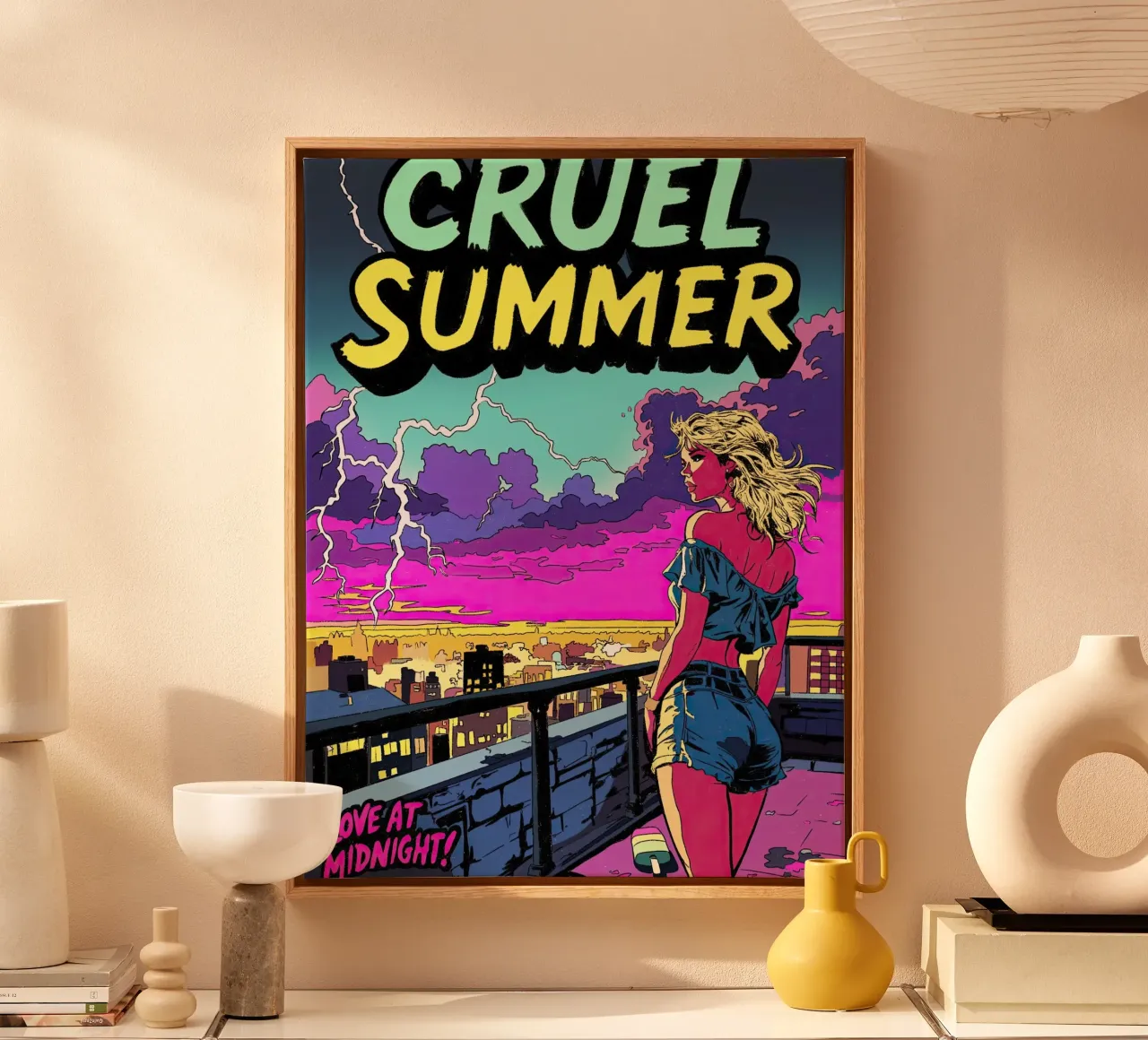 Wrede zomer canvas met Baklijst van lucasmeier