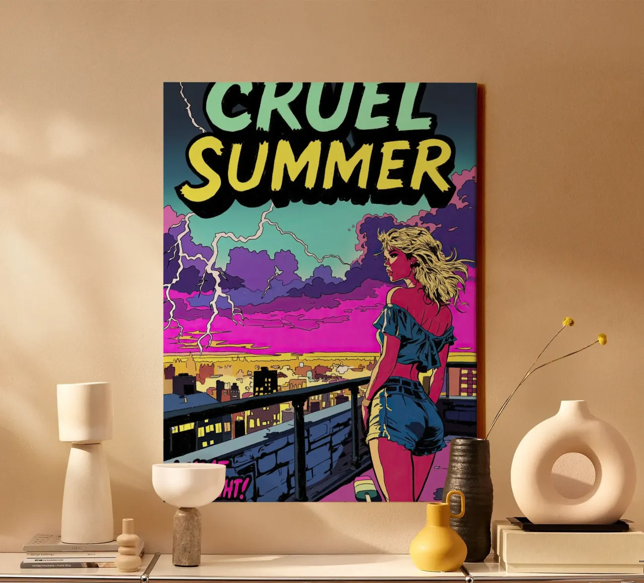 Wrede zomer canvas met Baklijst van lucasmeier