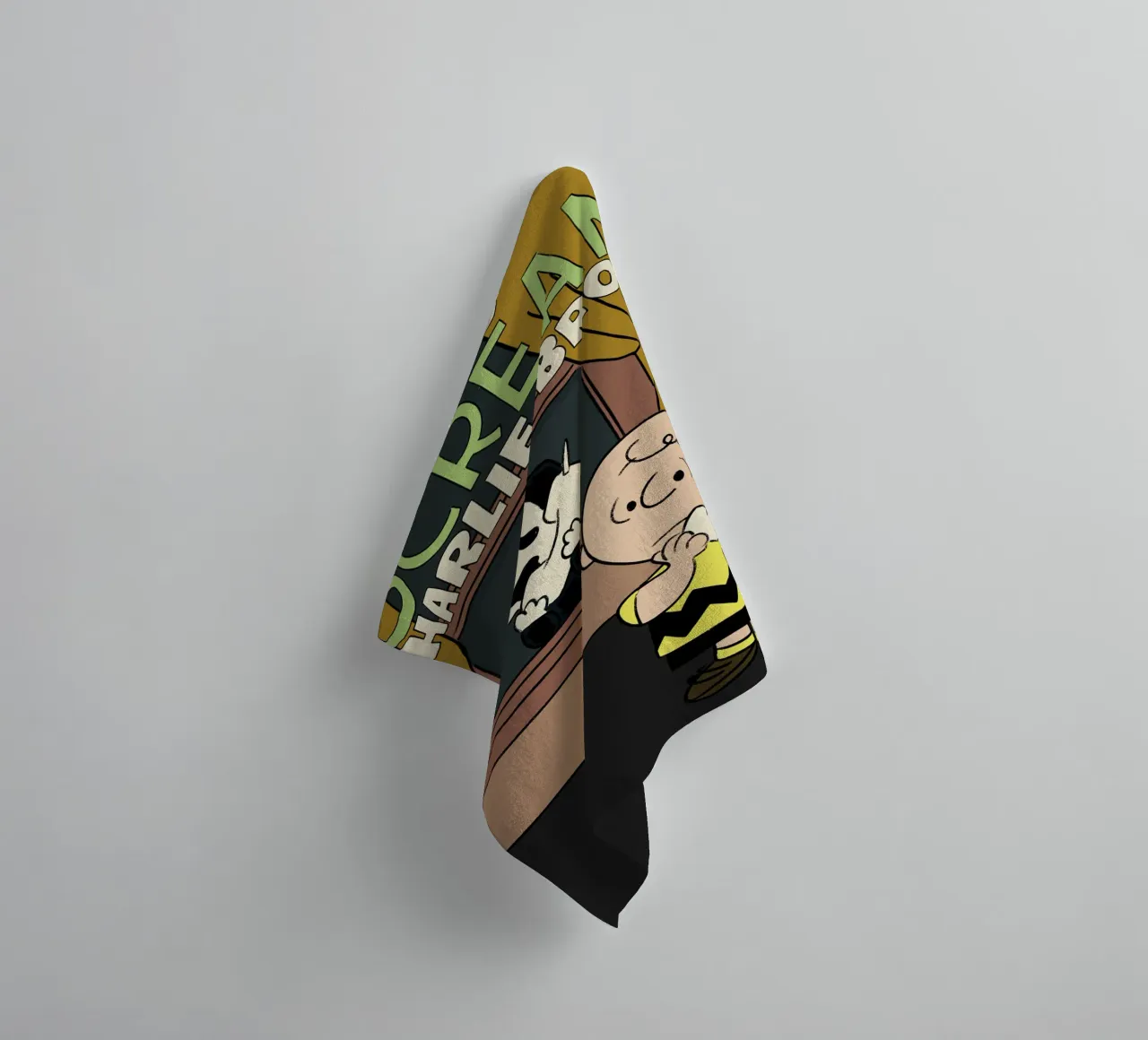 Scream x Charlie Brown asciugamano da bagno da lucasmeier